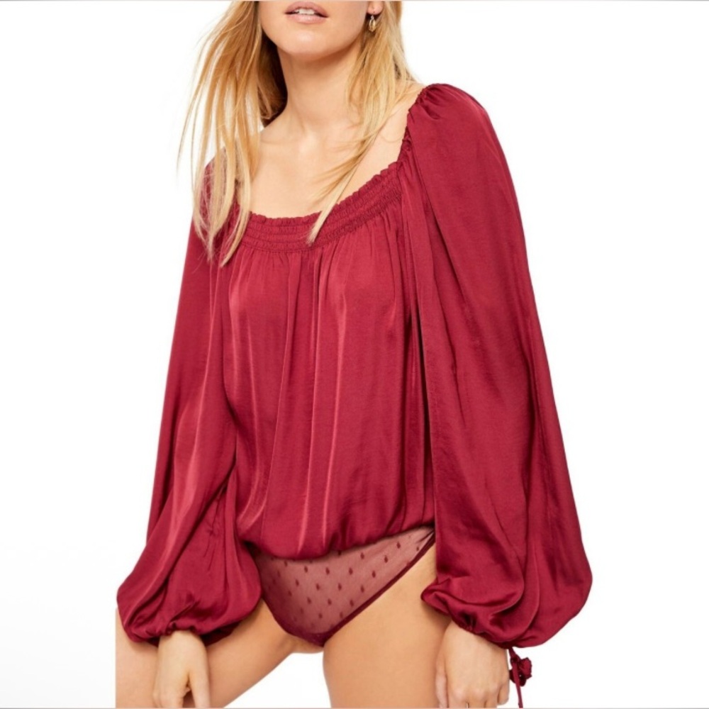 Free People Intimately Thong Bodysuit Small‎